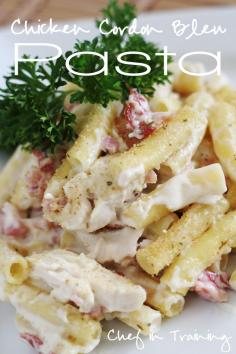 MAIN  DISH  ----   Chicken Cordon Bleu Pasta