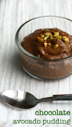 To try: avocado paleo pudding.