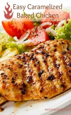 Easy Caramelized Baked Chicken Recipe