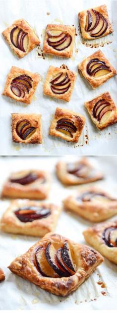 
                    
                        Plum Pastry Tarts - a super simple summer treat! I howsweeteats.com
                    
                