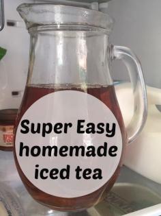 
                    
                        Super Easy Homemade iced tea
                    
                