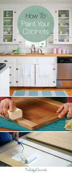 Tips for painting cabinets