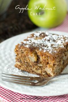 Apple Walnut Cake
