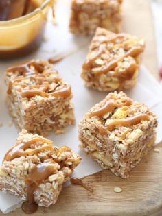 -      Apple Oatmeal Rice Krispie Treats. -     30 Ways to Make Next-Level Rice Krispie       Treats