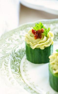 
                    
                        Avocado & Goat Cheese Cucumber Cupcakes | Haute & Healthy Living
                    
                