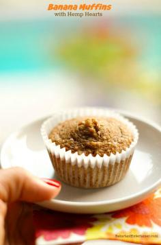 
                    
                        Banana Muffins with Hemp Hearts | ReluctantEntertai...
                    
                