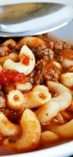 American Goulash recipe! Honestly, it's the BEST! Great dinner!!! #AmericanGoulash