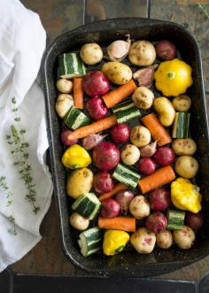
                    
                        Vinegar-Roasted Vegetables
                    
                