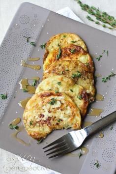 Sauted Eggplant with Honey and Thyme