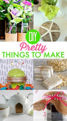 DIY Pretty Things To Make  |  OHMY-CREATIVE.COM #crafts #arts #diy #creative