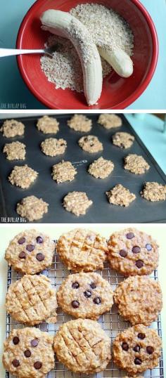 #9. Breakfast Cookies (made with just bananas and oats! Mix anything else in there that you like.) -- 30 Super Fun Breakfast Ideas Worth Waking Up For