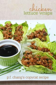 Chicken Lettuce Wraps PF Changs recipe