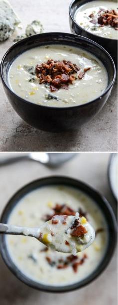 
                    
                        Cheesy Corn Chowder I howsweeteats.com
                    
                