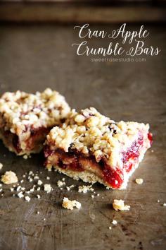Cran Apple Crumble Bars