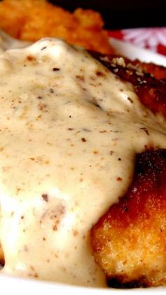 Butter Cream Chicken Recipe ~  simple execution…simply delightful to eat and enjoy... The chicken is lightly breaded in Ritz Crackers, pan fried (not deep fried) and topped with a heavenly butter and cream sauce.