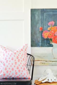 Neon Skull Pillow From Target Scarf