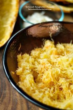 Grilled Spaghetti Squash #recipe