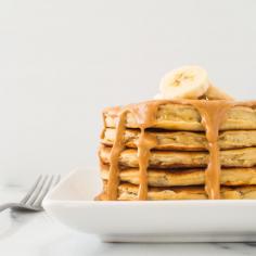 
                    
                        PEANUT BUTTER BANANA PANCAKES
                    
                