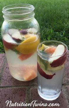 Apple Cider Vinegar Detox Drink | Great Way to Start Your Morning and Get Back on the Healthy Track | Flushes Bloat, Helps Body Neutralize Toxins | For MORE RECIPES, fitness & nutrition tips please SIGN UP for our FREE NEWSLETTER www.NutritionTwins.com