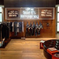 
                    
                        LANE CRAWFORD,Beijing, China, "Denham TheJeanMaker Installation-Baby It's Happening NOW", pinned by Ton van der Veer
                    
                