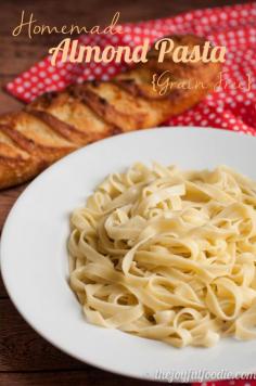 {Recipe} Homemade Almond Flour Pasta - The Joyful Foodie