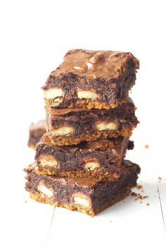 Loaded Twix Brownies