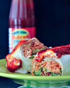 Freakin' Big Burrito - a homemade vegan version of Portland's famous Honkin' Huge Burrito, from Portland's oldest food cart. Incredibly tasty, for the days I cannot get to the cart downtown.