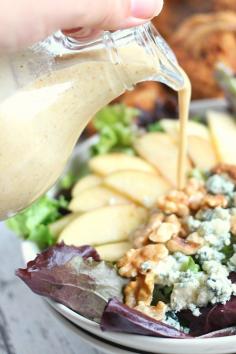 Creamy Apple Cider Vinaigrette Dressing Recipe