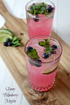 skinny blueberry mojito recipe