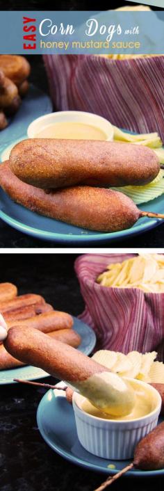 Homemade corndogs
