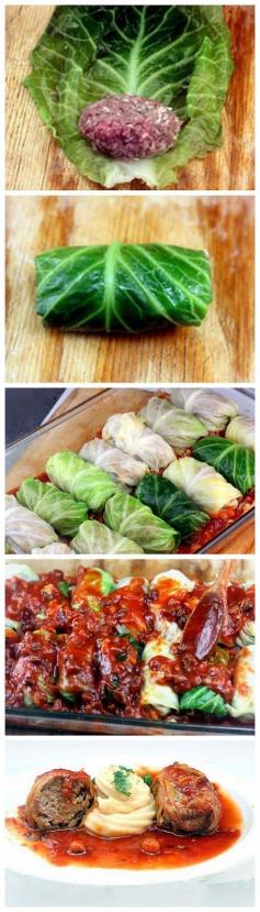 Amazing Stuffed Cabbage Rolls- German food