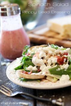 Strawberry Spinach Salad (Dressing)