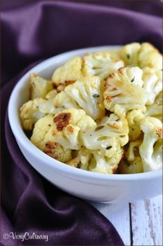 Roasted Parmesan Cauliflower