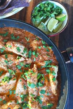 This 20-Minute Creamy Salsa Chicken Tenders recipe is quick and easy, easy to double for a large party!