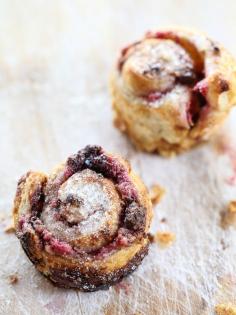 Eat Dessert First - raspberry cacao nib sugar buns