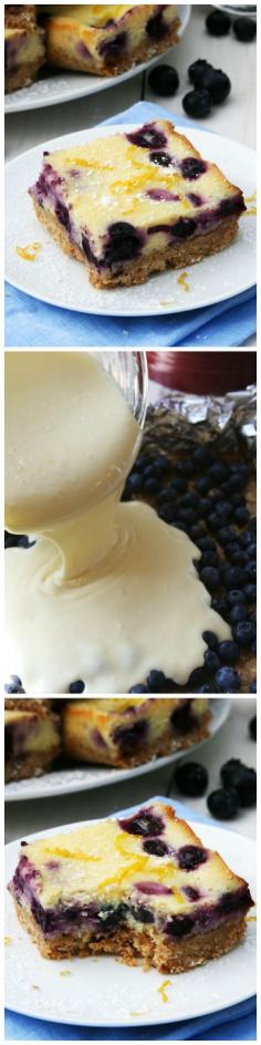 
                        
                            Ripe blueberries and a lemony cheesecake topping on a white whole wheat and oat crust!
                        
                    