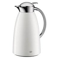 On the retail side WMF Americas Inc. distributes a wide assortment of functional and design-oriented products in the field of cooking dining and drinking for sophisticated customers. This includes cookware kitchen utensils mills flatware hollowware stemware bar and wine accessories. On the commercial side WMF distributes tableware flatware cookware glassware and commercial coffee machines found in the best restaurants first-rate hotels and quality conscious catering halls. WMF stands for high product quality and more than 150 years of experience. Alfi Gusto Carafe in Apple Green features a timeless and bright design. With an AlfiDur double-walled hardglass vacuum liner the carafe will keep liquids hot for up to 12 hours or cold for up to 24 hours. A metal handle and hinged cover with stopper provides single-hand operation. Color: White. Material: Aluminum. Size: 8 Cup. Double-walled vacuum glass liner keeps liquids hot or cold for up to 12 hours. Lacquered-aluminum body with chrome-plated trim. One-hand release lid. 5 Year guarantee on insulation. Made in Germany.