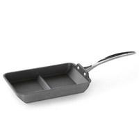 Fry Pans & Skillets - Even the novice chef can serve perfectly-rolled omelettes. Foolproof and so easy, this Nordic Ware Rolled Omelette Pan lets you cook and serve perfect, restaurant-quality omelettes. Cast aluminum heats evenly like cast-iron, without the maintenance or weight. Cook whole eggs or just egg whites and add favorite ingredients. The nonstick surface on this omelette pan ensures smooth release. PFOA-free rolled omelette pan with stay-cool, cast stainless-steel handle includes spatula. Recipe included. Oven-safe to 450 F. Hand wash. Pan made in the USA. Founded in 1946, Nordic Ware is a family-owned, American manufacturer of high-quality kitchenware products and bakeware. Original inventor of the Bundt cake pan, the Minnesota-based company offers unparalleled quality, dependability and value recognized by millions of home chefs. Product Features Cast aluminum performs like cast-iron, without the excessive weight or maintenance Nonstick finish ensures smooth release Use with whole eggs or egg - Specifications Model: 16230 Materials: cast aluminum pan, plastic spatula Pan: 10 1/2"L (18 1/2" w/handle) x 6 1/2"W x 1 1/2"H (3 1/2" w/handle) Spatula: 5 1/2"L x 3 1/2"W Weight: 1- lb. 9-oz. Pan made in the USA Care and Use Hand wash Suitable for use on gas, electric and ceramic cooktops Oven-safe to 450 F Pour egg into preheated pan, in the well closest to handle. Tilt pan so egg distributes evenly in both wells. Sprinkle fillings into well closest to handle and cook until set. Use spatula to roll omelet over the lip and onto a plate.