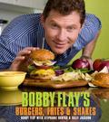 After a long day spent in one of his restaurants or taping a television show, what Bobby Flay craves more than anything else is … a crusty-on-the-outside, juicy-on-the-inside burger; a fistful of golden, crisp, salty fries; and a thick, icy milkshake. Given the grilling guru's affinity for bold flavors and signature twists on American favorites, it's no surprise that he has crafted the tastiest recipes ever for this ultimate food trio. Though he doesn't believe in messing with delicious certified Angus chuck (just salt and pepper on the patty-no "meatloaf" burgers here), Bobby loves adding flavorful relishes and condiments to elevate the classic burger. Once you've learned what goes into making that burger (from how to shape it so it cooks up perfectly to melting the cheese just so), go to town with Bobby's favorite combinations of additions. Try the Cheyenne Burger, which gets slathered with homemade barbecue sauce and then piled high with bacon and shoestring onion rings, or the Santa Fe Burger, topped with a blistered poblano, queso sauce, and crumbled blue corn tortilla chips. And although Bobby's personal preference is for beef, turkey can be substituted in any burger, and a handful of salmon and tuna burger recipes are included for those looking for leaner options. After you've mastered the burger, discover Bobby's secrets to cooking up the best French fries-whether they're fried, grilled, or oven roasted, or made from spuds, sweet potatoes, or even plantains-as well as homemade potato chips and onions rings. Wash it all down with a creamy shake, from Fresh Mint-Chocolate Speckled Milkshake to Blackberry Cheesecake Milkshake (or a spiked adult variation).With the opening of Bobby's Burger Palace in Lake Grove, New York, on Long Island-and with more locations to come-Bobby has achieved burger, fry, and shake bliss in the world. For outdoor summer bashes and casual weeknight meals that even the kids will get excited about, Bobby Flay's Burgers, Fries & Shakes wil