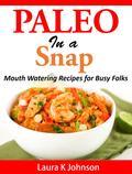This book is written by following the Paleolithic diet guidelines. Learn about the Paleo diet in the introduction. Following the introduction, you will find a collection of tasty recipes that you can create in a short amount of time. From mouthwatering bacon wrapped scallops for an appetizer to delicious cookie dough popsicles for dessert, this book has great recipes with good nutrition. There are five sections of recipes including appetizers, breakfast, lunch, dinner and dessert. We hope you enjoy trying new combinations!