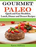 BOOK OVERVIEW So, you are reading this because you have adopted the Paleo lifestyle, but are probably starting to feel limited in your food choices. After all, there are only so many ways you can eat meat and vegetables - right? Wrong! You are only limited by the bounds of your imagination. You can prepare gourmet three course meals and the most decadent of desserts and still adhere to Paleo principles. The recipes that follow are just the tip of the iceberg in what you can achieve with a little hutzpah in the kitchen. I have chosen 25 mouth-wateringly delicious recipes for you to try out and I guarantee that your family and friends will love them too. I have outlined an "around the clock" menu for you to eat like a king from morning until night. Craving some sweet soul food after dinner? I got that covered too with Paleo style spins on classic desserts. Now I do realize that some of my gourmet dishes have the potential to break the bank. If you are on a tight budget, just remember that on Paleo, most recipe ingredients can be swopped out without adversely affecting the recipe. So if something doesn't suit your budget or your taste buds, simply leave it out or substitute something else - the possibilities are endless. So go on, treat yourself - you deserve it!