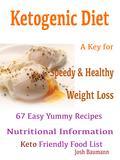 Reset your body's enzymatic machinery to use fat as its primary fuel source in the absence of carbs & get the lean and slim body without counting calories or struggling with hunger and sugar cravings. Eating a balance of foods that provide just the right amount of fat, protein and carbohydrates produces KETOSIS. The KETOGENIC DIET helps you lose body-fat, bad cholesterol and preservers your lean body mass! ALSO can treat various diseases such as cancer, Alzheimer and epilepsy. Learn the right way to lose fat fast with a no-carb Keto Diet. KETO DIET FOOD is tasty as hell and you'll never be hungry even when dieting as the Ketosis metabolism works in a way to suppress your appetite, which naturally leads to a calorie deficit. There are tones of foods for a KETOGENIC DIET that you can use to keep your diet varied and enjoyable which keeps you on track. This book contains: 70 + healthy, tasty, easy to make recipes for breakfast, lunch & dinner, snacks & desserts Serving & nutritional information. List of Keto Food