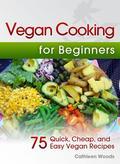 When you're not comfortable cooking, the idea of going vegan and having to learn how to make meals you've never tried before can be intimidating and stressful. If you live a busy life and don't have time for recipes with lots of ingredients and confusing directions, but you still want healthful, delicious meals for your family, you need Vegan Cooking for Beginners. Whether you're a beginner cook or a beginner vegan, or both, I've designed this for you. This book walks you through some of the very basics, like how to make pasta, to putting together a balanced meal for yourself or to serve to guests. It includes vegan recipes for breakfast, lunch, dinner, snacks, and desserts that are healthy, quick, and simple. You'll learn how to saute leafy greens and how to put together simple vegan soups, as well as versatile and flavorful vegan pasta recipes. Most of the recipes can be made ahead of time and split into smaller portions to take to the office, and the rest are easy enough to be made after a hard day at the office. No matter what you know about cooking now, after reading it you'll be able to cook a meal fit to serve in a restaurant. Every recipe includes nutritional information and tips on how to make the meal quickly. Most of the recipes also have color pictures of the finished dish.