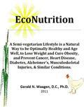 A practical semi-vegetarian way of eating is described that will intentionally enable you to thrive, be optimally healthy, age well, lose weight to cure obesity, prevent cancer, diabetes, heart disease, Alzheimer's, and musculoskeletal injuries. The plan includes 4 daily meals, 3 mini-meals and a main meal dinner. The secret to the success is slick short-cut tricks to get healthy food on the table in minutes. The rice cooker, microwave oven, slow-cooker, and wok are much-used tools in the modern semi-vegetarian kitchen where the Asian stir-fry is the commonest method of making one-pot dishes and entrees for dinner. It's probably not coincidental that a style of eating that is optimally healthy for us is also best for the planet and our concerns about the environment. The author is a scientist, doctor, and college professor who had a heart attack and developed a lifestyle solution to his health problem that might work for others. He lost 40 pounds in 4 years and that is considered to be a healthy change. If you have to lose 40 pounds in 4 days this plan will not help you. The proposed plan is neither a fad diet nor an argument for tasteless unpleasant 'health food.' Good foods can be extraordinarily elegant and ample. We do not need to suffer to be healthy. Shopping can be accomplished in about an hour a week using 5 simple rules. The plan is based on a set of 15 principles. Fifteen Healthy Eating Principles and a Sustainable Daily 'Diet' Plan1. You need a healthy lifestyle. If you eat too much you will suffer from chronic diseases. And yo-yoing, i.e, go on a diet, gorge, diet, gorge, etc, is a fundamentally unstable & unhealthy lifestyle. Eat 3 small meals (breakfast, lunch, evening snack) and a 4-course dinner daily.2.Plan your meals. Get in the habit of making a menu and shopping for food once a week. Store enough common ingredients to eat for a month.3.Eat a low-cost 300-400 calorie whole-grain breakfast with 2+ fruits.4.Have a low-cal (300-400 calories) salad