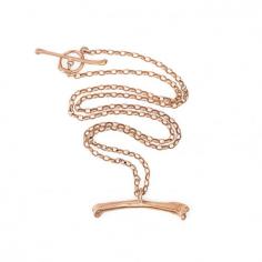 English Folk-lore has many tales of Magpies acting as cheeky, thieving, feathered rascals who fly off with prized, sentimental, items of jewellery. By turning the bones of Magpies into jewellery my collections subvert these folk-lore's by making the Magpies into the jewellery that they would make their loot! My Rose Gold Vermeil Magpie Bones are cast from actual Magpie bones. I find Magpies endlessly fascinating. Magpies don't live by the same Darwinian rules as other Corvids, they lead rich & complex lives. One of the most remarkable things that has been discovered about Magpies is that they are the only non-mammal that demonstrates mirror self-recognition! I marvel at their beauty and at their brains and this has inspired my collection. This design is perfect for adding a cute & gothic edge to any outfit. I have chosen the delicate, pretty, subtle tones of 18 karat rose gold for this collection to lend a femininity to what has traditionally been quite a masculine motif. I believe that with truly great jewellery you are never underdressed for any moment in your life, no matter where you may find yourself. These are pieces to wear and treasure every day, everywhere, over a lifetime, and are heirlooms of the future. Solid Hallmarked Sterling Silver with a substantial coating of durable 22 karat Rose Gold