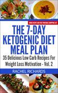 Volume 2 of "The 7-Day Ketogenic Diet Meal Plan"Approximate length: 9,700 words These original recipes provide an additional 7 days of full meal plans for the health conscious. Similar to Volume 1, you will find the following: Breakfast - 7 recipes Lunch - 7 recipes Snacks - 14 recipes Dinner - 7 recipes Ingredient measurements are given in both imperial and metric. In addition to the 35 recipes, you will find additional bonuses:A recipe for 'Keto Almond Bread'; this recipe serves as a great substitute for those missing the taste and feel of bread without adding on the additional carbs. As well, a free printable version of the meal plan and shopping list is included. Just go to the following link to obtain the bonuses: http://gotorecipecookbooks.com/ketogenic-diet-2/ Download this book now to enjoy your ketogenic diet meal plan.