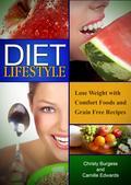 The Diet Lifestyle: Lose Weight with Comfort Foods and Grain Free Recipes features two diet plans, the comfort food diet, and the grain free diet. If you are looking for a diet lifestyle change that will help you to become healthier and lose weight fast comfortably you have the right book. Believe it or not, there are good comfort foods that burn fat. You will find comfort food ideas right alongside the grain free diet. If you do not have a gluten intolerance you can pick and choose from both diet plans easily. The Diet Lifestyle book includes these sections: Grain Free Recipes, Tasty Grain Free Recipes, Your Grain Free Meal Plan, Comfort Food Diet, Comfort Food - What It Is, Comfort Food Breakfasts, Comfort Food Dinners, Comfort Food Desserts, Bringing People Together, Comfort Food Breakfast Recipes, Comfort Food Lunches, Comfort Food Dinners, Comfort Food Desserts, Your Comfort Food Meal Plan, Eating with Comfort in Mind, Comfort Food - A Summary. A sampling of the included recipes are: Cherry Crisp, Simple Angel Food Cake, Classic American Banana Split, Chicken and Dumplings, Meat Loaf, Grandma's Beef Stew, Classic Roasted Turkey, Chicken Noodle Soup for a Cold Day, Reuben Sandwich with Turkey, Beef Barley Soup, Southwest Breakfast Burrito, Quick and Easy Sour Pancakes, Grain Free Pizza, Dark Chicken Soup, Gluten Free Potato Beef Stew, Grain Free Breaded Chicken, Asian Sesame Noodles, Almond and Grilled Chicken Salad, Texas Style French Toast, French Onion Soup, and Chicken Noodle Soup for a Cold Day.