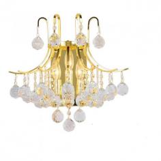 This stunning 3-light Crystal Wall Sconce only uses the best quality material and workmanship ensuring a beautiful heirloom quality piece. Featuring a radiant gold finish and finely cut premium grade crystals with a lead content of 30%, this elegant wall sconce will give any room sparkle and glamour. Worldwide Lighting Corporation is a privately owned manufacturer of high quality crystal chandeliers, pendants, surface mounts, sconces and custom decorative lighting products for the residential, hospitality and commercial building markets. Our high quality crystals meet all standards of perfection, possessing lead oxide of 30% that is above industry standards and can be seen in prestigious homes, hotels, restaurants, casinos, and churches across the country. Our mission is to enhance your lighting needs with exceptional quality fixtures at a reasonable price. Finish: Polished Gold Crystal Color: Clear 30% Premium Full Lead Crystal (3) 60W E12 Incandescent Candelabra Bulb(s) Bulb(s) Not Included Total Watts: 180 Voltage: 110V - 120V Beautiful Polished Gold finish and dressed with precision cut and polished 30% Full Lead Crystals for maximum brilliance and sparkle From the Empire Collection Accommodates up to three 60-watt maximum (40-watt recommended) candelabra base incandescent E-12 bulb (not included) Solid Brass Frame in Gold Plated Finish and 30% Full Lead Crystal Wall mount with 8" extension from wall UL and CUL Listed to US and Canadian safety standards For Dry Locations only (Dry Locations include kitchens, living rooms, dining rooms, bedrooms, foyers, hallways and most areas in bathrooms) Hardware included Assembly instructions and template enclosed for convenient setup (Professional installation is recommended) 1 Year Limited Manufacturing Defects Warranty Hardwired UL Listed, cUL Listed, CSA Listed Style: Transitional Part of the Empire Collection Warranty Info: 1 Year, Worldwide Lighting Corporation warranties products to be free from defects for a period of one year following shipment. Warranty is and void if merchandise is not installed according to factory instructions, NEC guidelines, and applicable building cOverall Dimensions: 8"(D) x 16"(W) x 16"(H)Diameter Range: Width from 15" to 20"Item Weight: 11 lbs. Please note that this product is designed for use in the United States only (110 volt wiring), and may not work properly outside of the United States*Use of this product will expose you to lead, a chemical known to the State of California to cause birth defects or other reproductive harm. Not intended for food use.