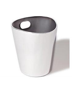 Stylishly simple wine cooler designed by Jasper Morrison. Born in London in 1959, Jasper Morrison studied design at Royal College of Art and at the HdK in Berlin. Editor of the Design Year Book 1999 with a passion for the history of design, Morrison designs for Cappellini, Vitra, Magis, Flos, Rosenthal and Sony. 18/10 mirror polished stainless steel Dimensions 22 - h22.5cm Capacity: 360 cl Year of Design: 2003