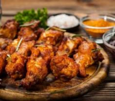 spiced bbq chicken wings